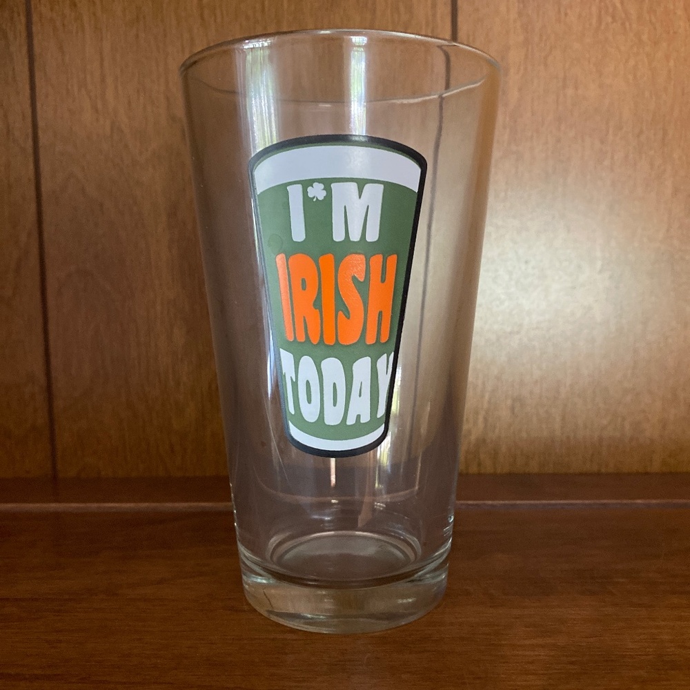 Irish pint glass